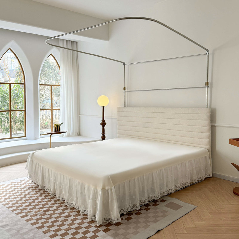 单独U型可伸缩可升降不锈钢支架易拆洗蚊帐A类落地家用新款卧室