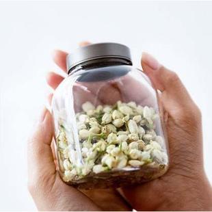 密封罐迷你便携储物罐带盖家用小储物茶罐子 玻璃茶叶罐日式
