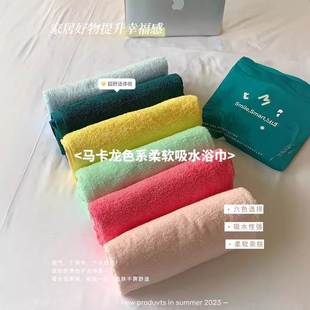 新款 源头工厂 家用秋冬新款 浴巾毛巾吸水洗脸吸水面巾高级包装