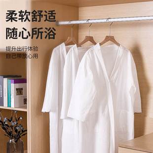 一次性浴袍女男夏季 新款 大号加厚加大儿童家用旅行酒店用品