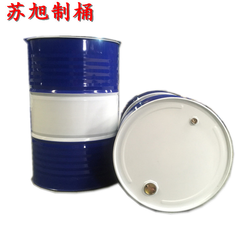 油桶200升闭口圆形水桶汽油桶大铁皮桶装饰烤漆圆形钢桶化工桶