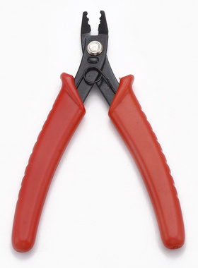 新款夹定位珠专用钳 红色碳钢钳子 diy手工制作首饰珠宝饰品工具