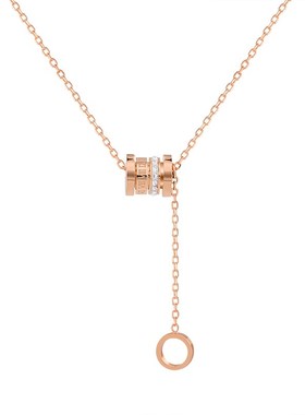 钛钢不掉色小蛮腰轻奢项链女2024新款爆款小众设计配饰装饰锁骨链