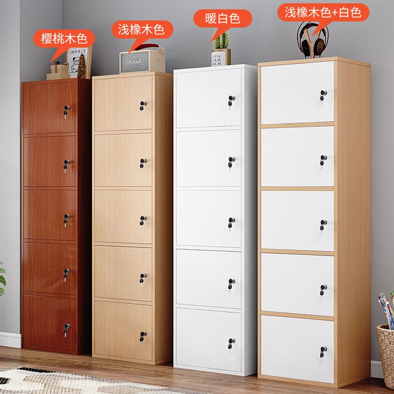 加厚全带锁柜子储物柜存包柜寄存柜美容美发店美甲店培训班收纳柜