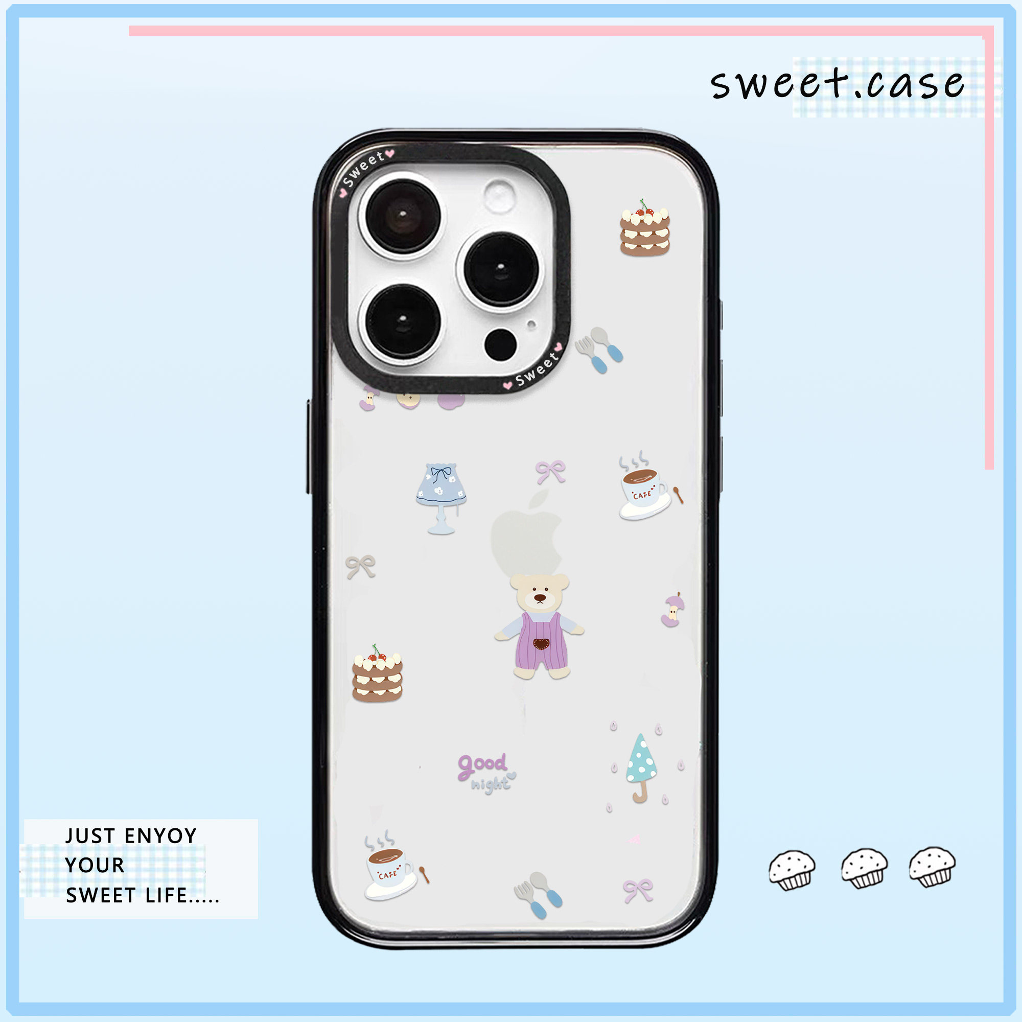 鹦鹉哥紫衣小熊适用于iphone16/15/14/13/14/12苹果16proamx可爱16plus
