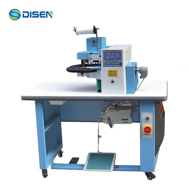 新款微电脑全自动变速上胶折边机皮革鞋面中底包条折边机厂家