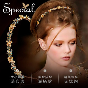 SPECI发卡发箍头箍发饰头饰复古法式女洗脸甜W美夏季兰舞会