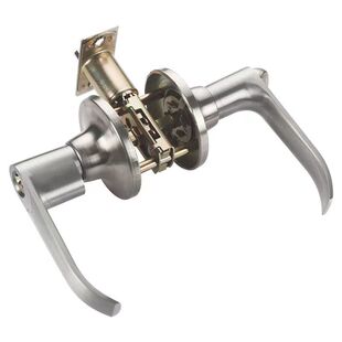 三杆式泡沫门锁铝合金门锁塑钢门锁彩钢门锁化妆室板手锁三杆球形