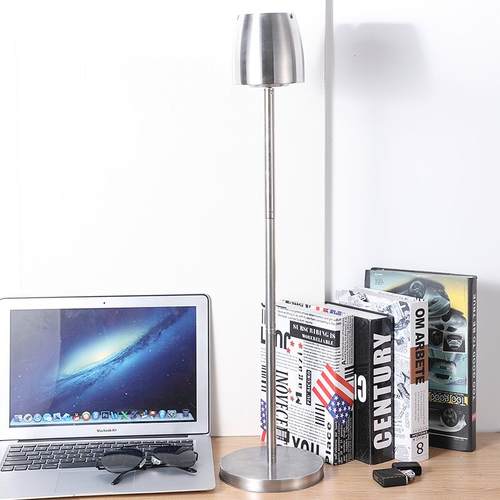 带盖加厚款烟灰盅可伸缩式烟灰缸网吧网咖创意不锈钢烟灰缸