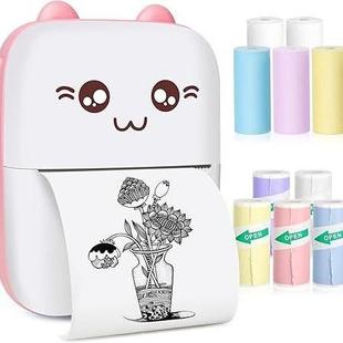 不干胶小型便携式 无线热敏照片打印机口袋学生迷你错题标签打印机