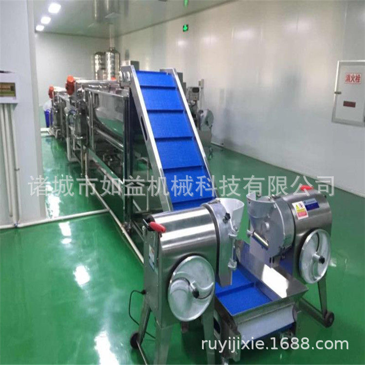 中央厨房净菜加工设备净菜加工全套流水线小型净菜加工机械