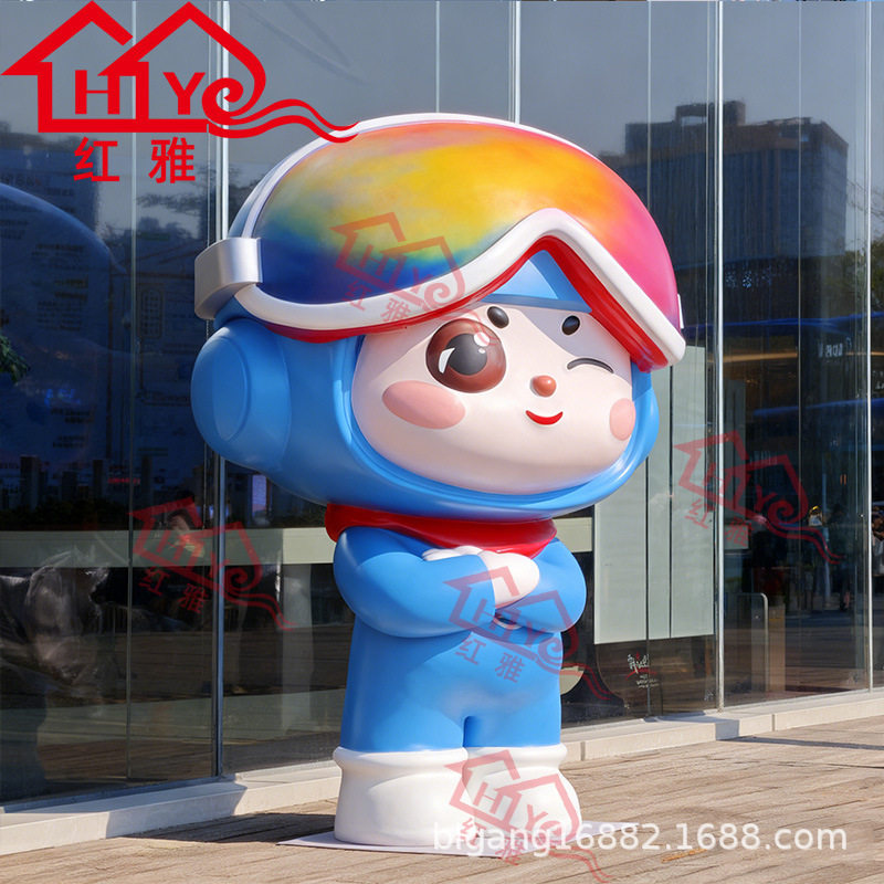 卡通IP形象可爱公仔落地摆件
