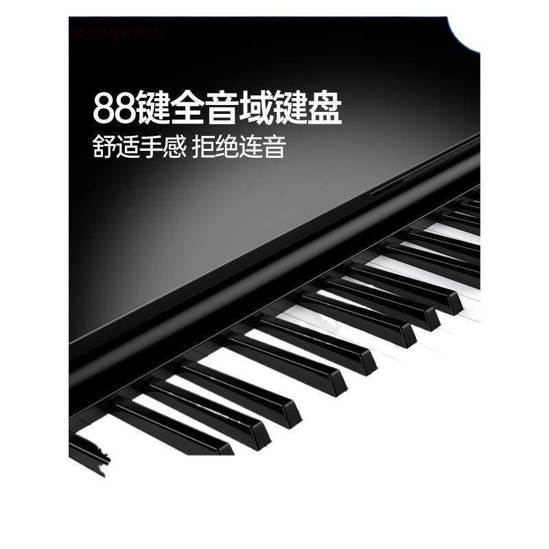 特伦斯v10可折叠电子钢琴88键盘便携式初学者家用成年练习专业