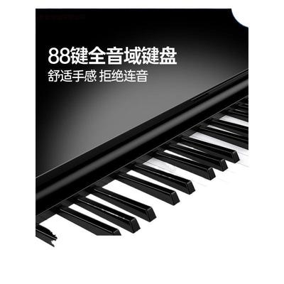 特伦斯v10可折叠电子钢琴88键盘便携式初学者家用成年练习专业
