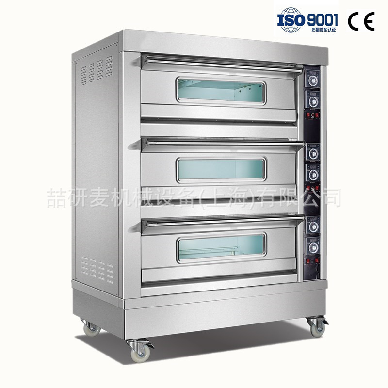 大容量商用电烤箱三门六控旋钮款烤箱 Bread processing machine