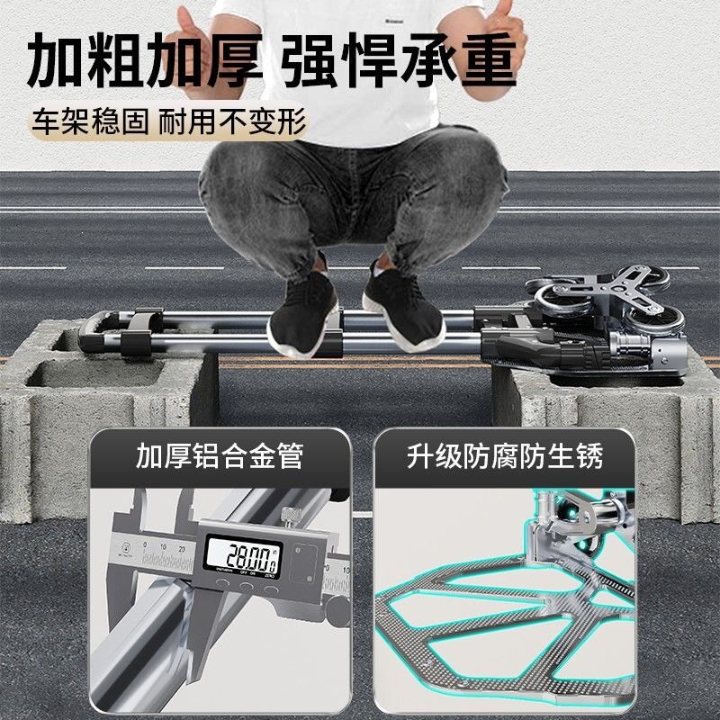 爬楼梯手拉车便携行李拉杆推车搬运拉货购物买菜便携可折叠小拖车