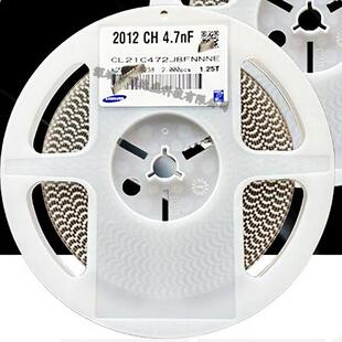 2012贴片电容08054.7NF472J50V4700PF精度5%NPO材质整盘