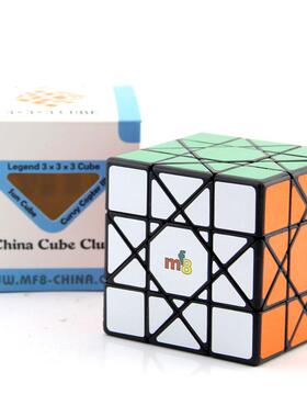 魔方吧太阳三阶黑色SunCube全功能魔方mf8异形变形魔方6.6cm
