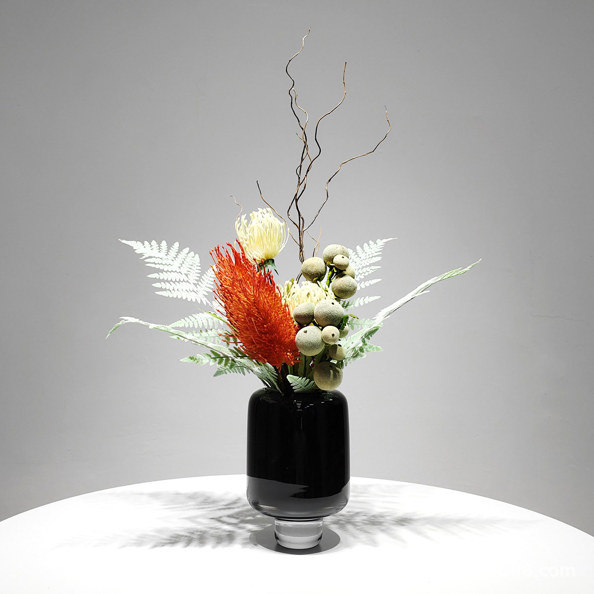 现代仿真花艺套装花器插花样板间售楼部吧台茶几客厅桌面装饰摆件