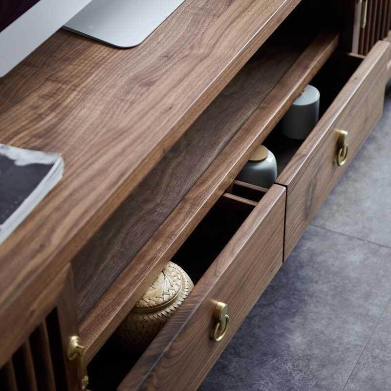 北美黑胡桃木电视柜新中式现代简约实木视听柜客厅落地抽屉柜家用,畜牧/养殖物资,畜牧/养殖器械,淘宝优惠券,粉丝福利购,淘宝优惠卷