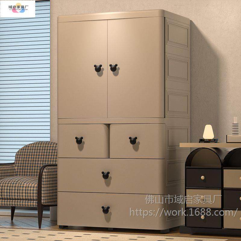 超大简易衣柜婴儿家用卧室衣服储物柜宝宝衣橱收纳柜子挂衣五斗柜