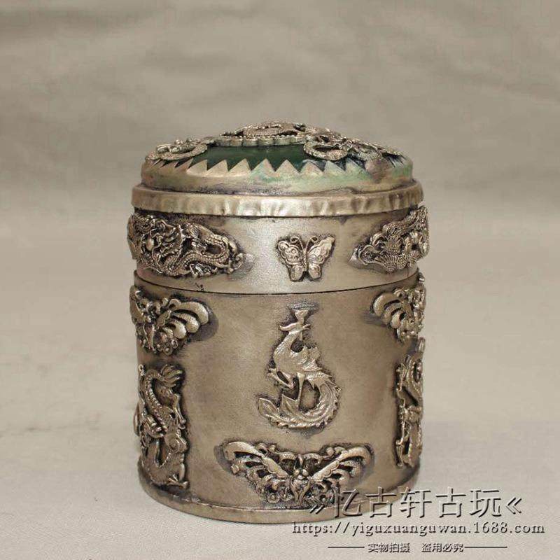 古玩杂项古董收藏工艺品仿古老旧翠玉镶嵌牙签盒收藏,畜牧/养殖物资,畜牧/养殖器械,淘宝优惠券,粉丝福利购,淘宝优惠卷