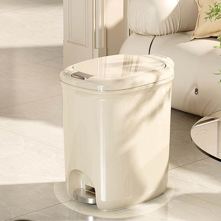 垃圾桶脚踩手按2026新款家用卫生间厕所带盖厨房客厅大号大容量