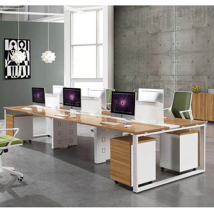 职员办公家具员工办公桌组合简约现代屏风卡位工作位四人员工桌