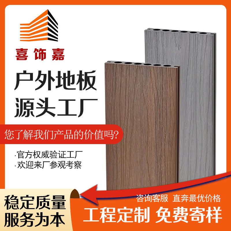 共挤PE木塑地板卡扣快装景区民宿户外工程户外庭院露台装修地板