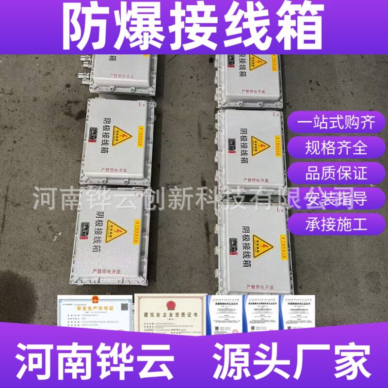 1-3米防爆电位测试箱带挠性管 不锈钢阳极分线箱IP55厂家直发