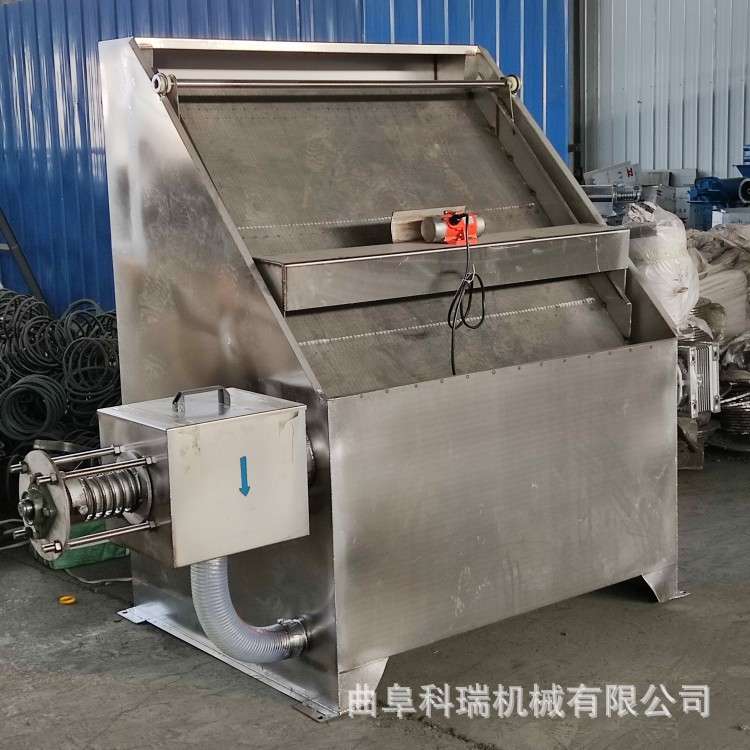 牛粪固液分离机 猪鸡鸭鹅羊粪便都可用 采用锰钢蛟龙 4KW功率科瑞