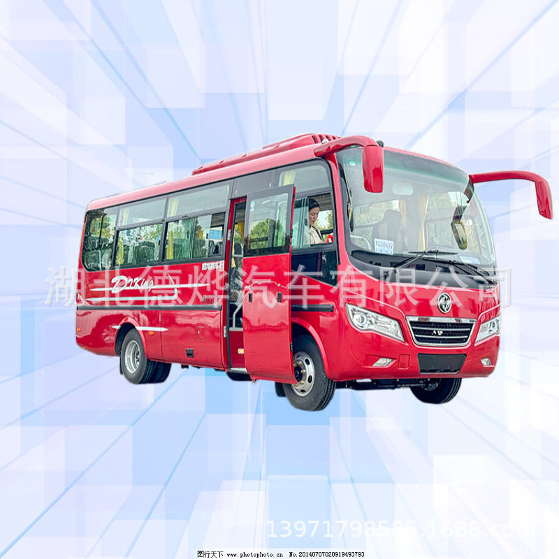 东风超龙EQ6608LT6D型柴油版6米小型中级17-19座非营运商务客车