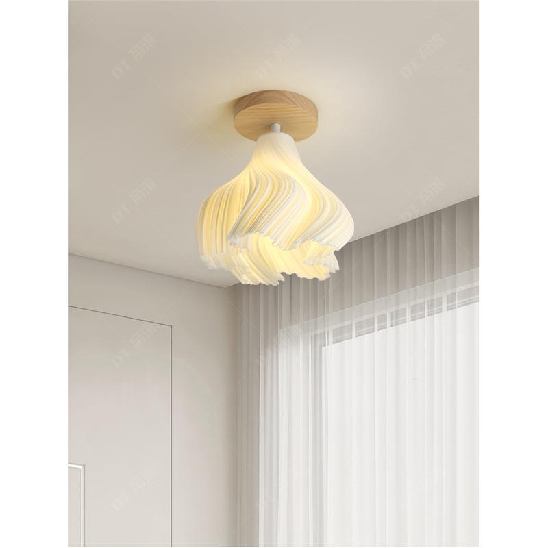 日式玄关灯衣帽间入户进门过道走廊小吊灯网红奶油风阳台吸顶灯