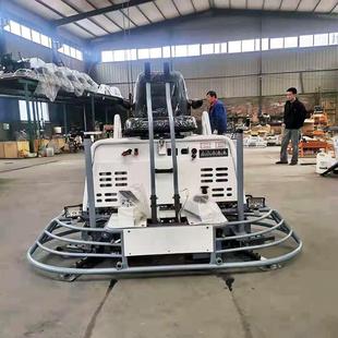 座驾式 一米双盘磨光机GX690型混凝土收光机喷水照明磨平机