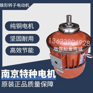 南京特种电机ZD22-4 1.5KW锥形转子电动机 1T电动葫芦用南特电机