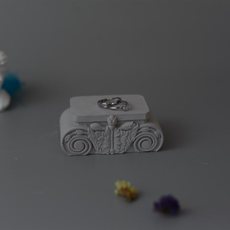 清水混凝土首饰展示台摆件饰品陈列手工改色戒指托盘珠宝拍照道具,家居饰品,装饰摆件,淘宝优惠券,粉丝福利购,淘宝优惠卷