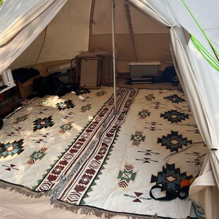 野奢盖毯营地三亚k露营房车民宿酒店毯毛毯沙发毯帐篷装饰毯子床