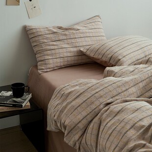 优雅气质范~丨m 莫兰迪色 全棉不规格纱线四件套