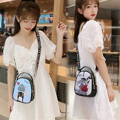 包包女2024新款夏季超火迷你小包斜挎包学生手机单肩包百搭可爱