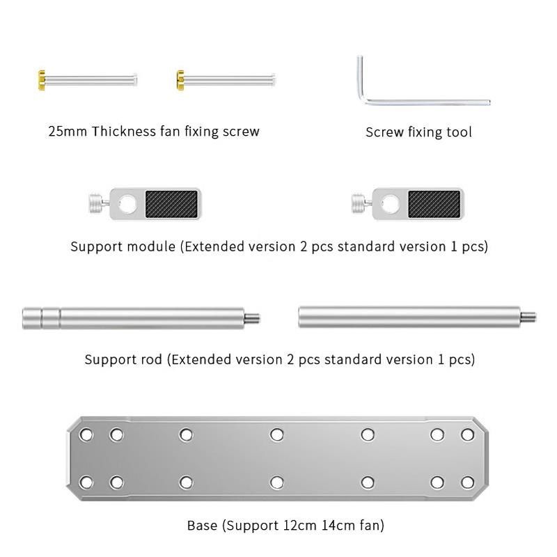 合显卡支架HOA全铝金支撑架x海景房电显卡脑托架机箱风扇显卡固底