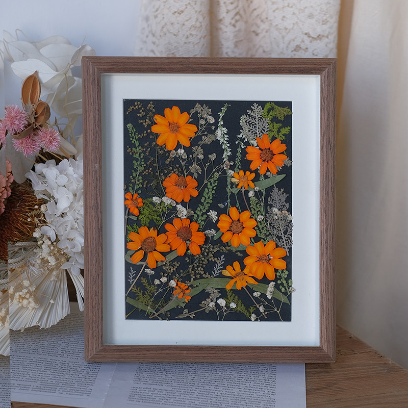 干花相框花卉植物标本装饰画挂画乔迁搬家礼物压花相框闺蜜礼物,家居饰品,标本类装饰画,淘宝优惠券,粉丝福利购,淘宝优惠卷