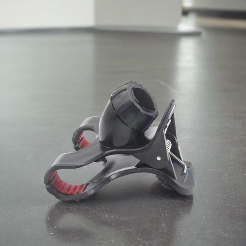 球头款手机夹钳口夹懒人支架配件夹子头圆形软管夹万向调节横竖手