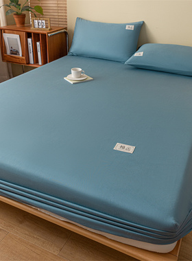 纯棉床笠 单件2023新款学生t榻榻米全棉床垫罩保护套0.9/1.2m1米3