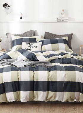 被套单件纯棉全棉加h厚磨毛160x210单人180x220x230x200cm双人被