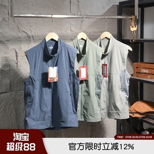 轻量化设计2025年n春夏新款 男女情侣弹力透气柔软立领背心百搭马