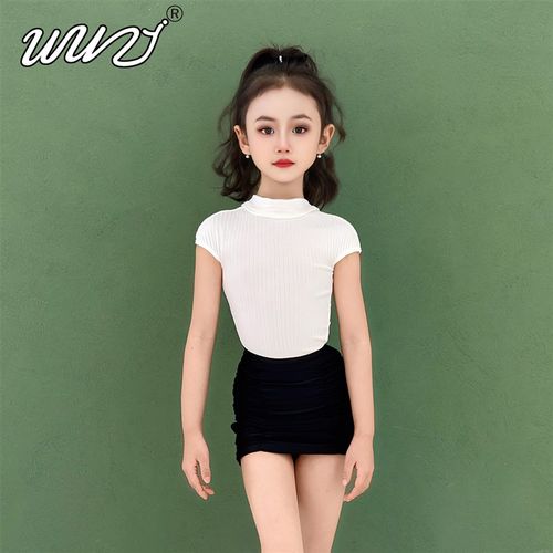 2025春夏季清凉新款拉丁舞服女童练功服L儿童演出服儿童专业舞蹈