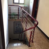 扶手护栏栏杆现代室内围栏实木阳台别墅复式 立柱