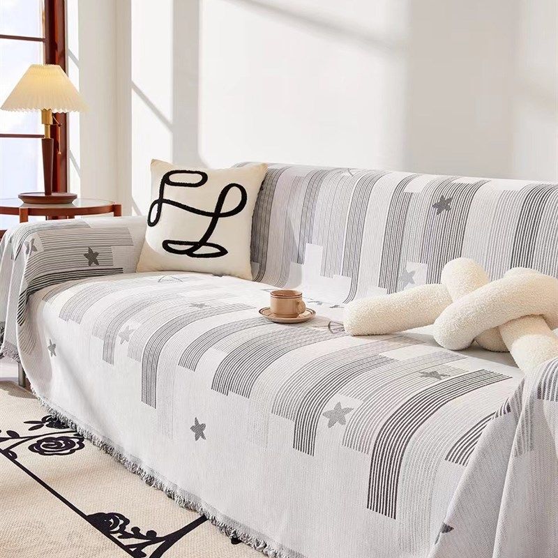 沙发罩雪尼尔沙发巾盖布百搭沙发垫家用防猫抓全盖沙发毯子