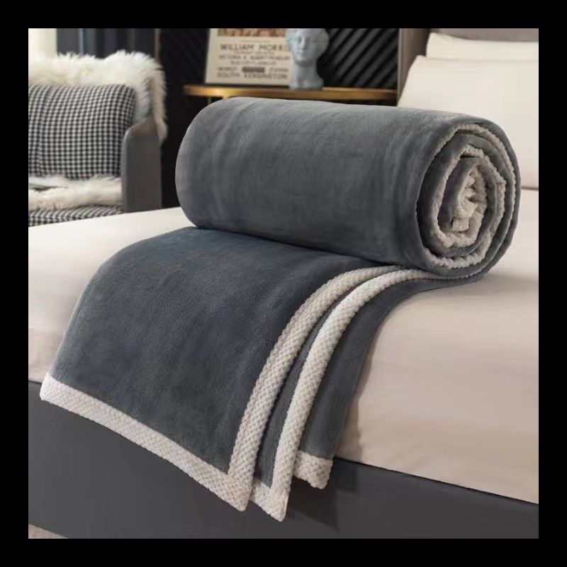 毛毯毯子午睡毯法兰绒礼品小毯子冬季加绒绒毯,生活电器,水暖毯/水循环加热毯,淘宝优惠券,粉丝福利购,淘宝优惠卷