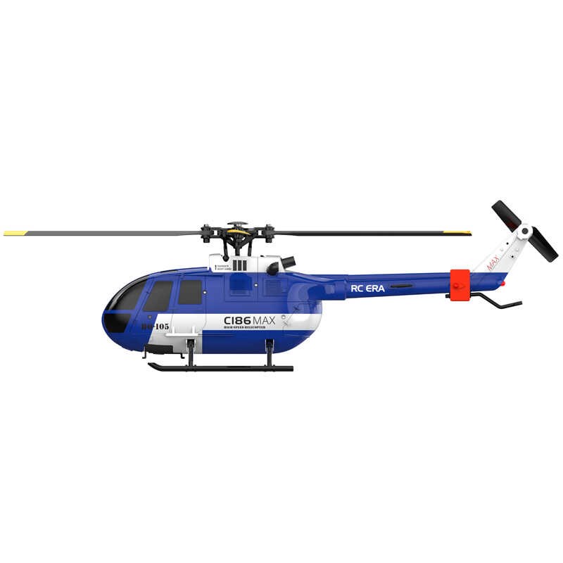 RC ERA 新款C186MAX带光流定位 BO-105像真直升机四通道遥控航模
